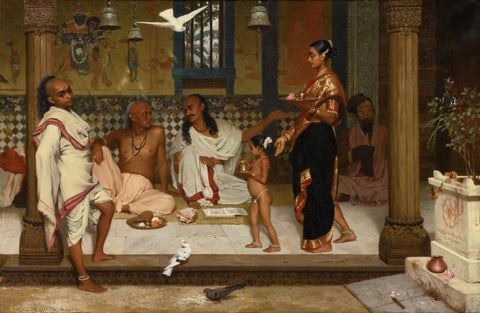 Untitled (A Brahmin Household) by Horace van Ruith