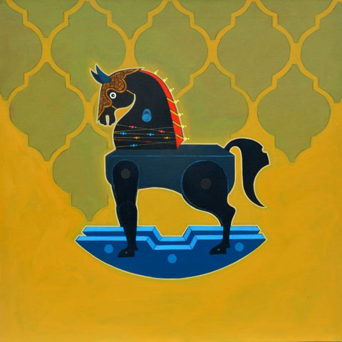 Horse - Contemporary Figurative Painting - Canvas Prints