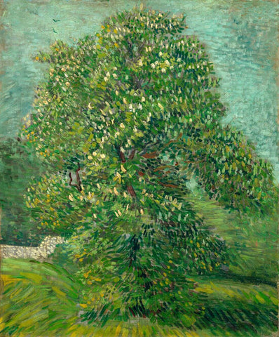 Horse Chestnut Tree In Blossom (Bloeiende Paardenkastanje) - Vincent van Gogh by Vincent Van Gogh