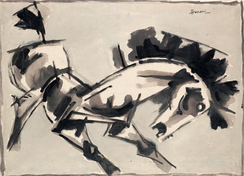 Horse II by M F Husain