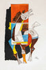 Horse (Watercolor) - Maqbool Fida Husain - Posters