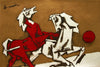 Horses (2010) - Maqbool Fida Husain - Canvas Prints