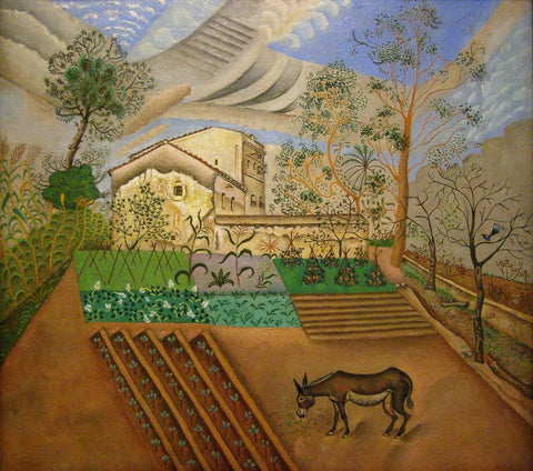 Joan Miro - Hort Amb Ase (The Vegetable Garden With Donkey) by Joan Miró