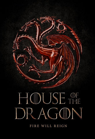 House Of The Dragon (Fire Will Reign) - TV Show Poster - Framed Prints