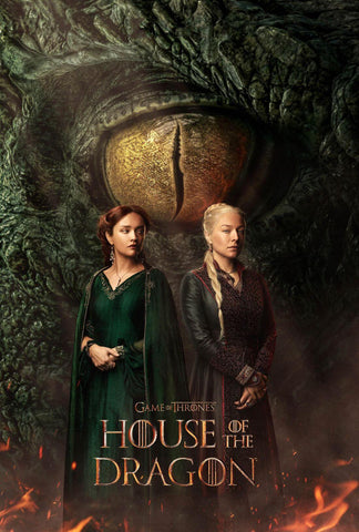 House Of The Dragon (Rhaenyra Targaryen And Alicent) - TV Show Poster 3 - Canvas Prints