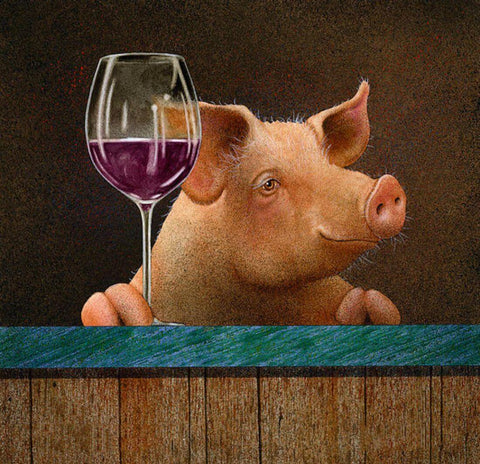 House Swine - Bar Art Painting - Canvas Prints