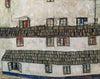 House Wall With Windows - Egon Schiele - Framed Prints