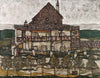 House With Shingles Roof (Haus mit Schindeldach (Altes Haus II) - Egon Schiele - Framed Prints