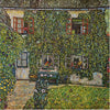 House in a Garden from Gustav Klimt An Aftermath, 1931 - Canvas Prints