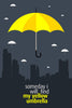 How I Met Your Mother - Yellow Umbrella - Minimalist Poster copy - Large Art Prints