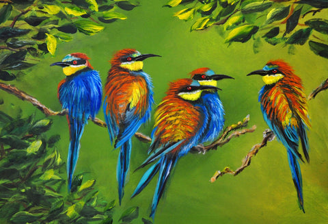 Hunting for Bee - Large Art Prints