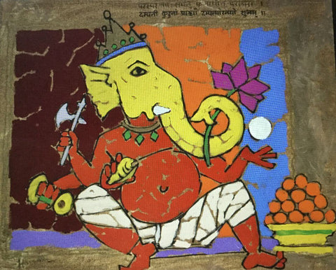 Ganesha III - Posters by M F Husain