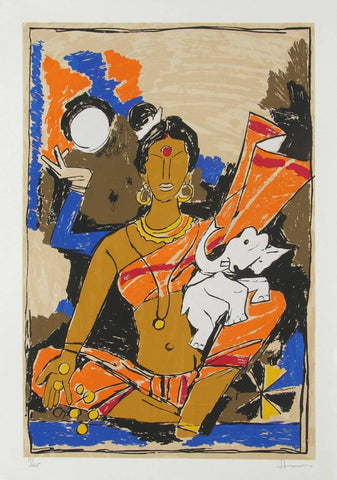 Parvati by M F Husain