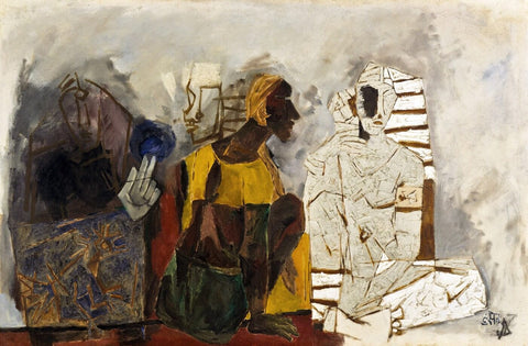 Husain - Ritual by M F Husain