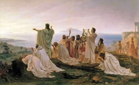 Hymn Of The Pythagoreans To The Rising Sun - Fyodor Bronnikov by Fyodor Bronnikov