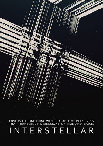 Interstellar - The Space Station - Tallenge Modern Classics Hollywood Movie Poster Collection by Tallenge Store
