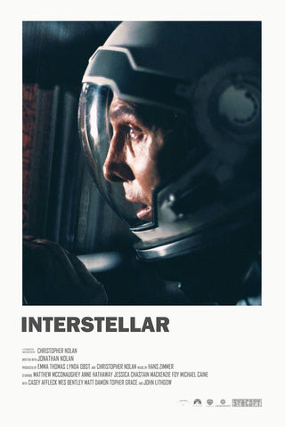 Interstellar - Dont Let Me Leave Murph - Tallenge Modern Classics Hollywood Movie Poster Collection by Tallenge Store