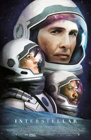 Interstellar - Matthew McConaughey And Anne Hathaway - Fan Art - Tallenge Classics Hollywood Movie Poster Collection - Posters by Tallenge Store