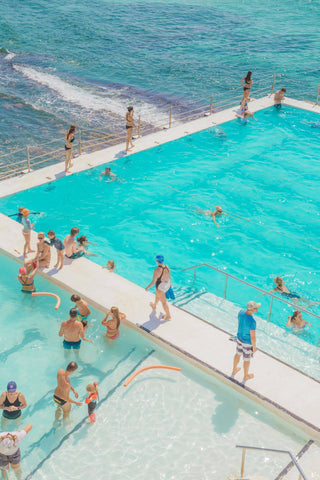 Icebergs Pool Bondi Beach Sydney - Australia Photo and Painting Collection - Framed Prints