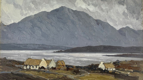 In Connemara - Paul Henry RHA - Irish Master - Landscape Painting - Life Size Posters