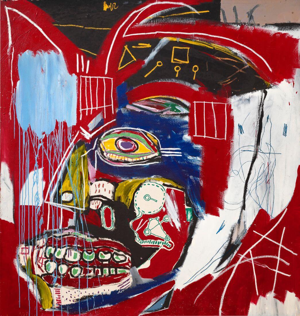 In This Case - Jean-Michael Basquiat - Neo Expressionist Skull In This Case - Jean-Michael Basquiat - Neo Expressionist Skull