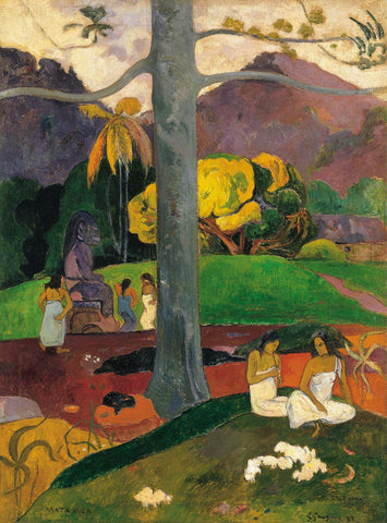 In Olden Times by Paul Gauguin