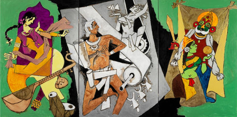 Indian Dance Forms by M F Husain