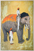 Indian King's Elephant - Yoshida Hiroshi - Ukiyo-e Woodblock Japanese Art Print - Canvas Prints