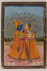 Rajastani Painting- Radha And Krishna Indian Miniature painting - Posters