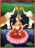 Indian Art - Goddess Lakshmi - Canvas Prints