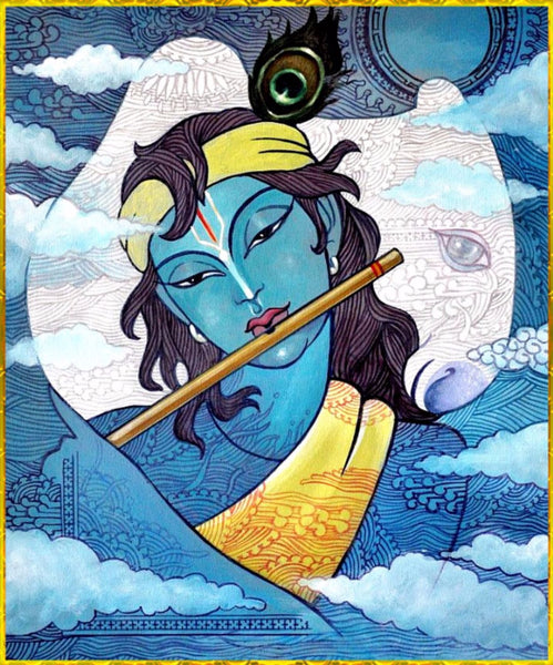 Indian Art - Painting - Muralidhar Krishna - Art Prints
