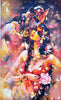 Indian Art - Acrylic Painting - Radha Krishna 4 - Life Size Posters