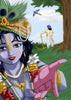 Indian Art - Digital Painting - Cowherd Krishna