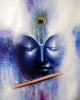 Indian Art - Oil Painting - Krishna 2 - Framed Prints