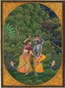 Indian Art Radha Krishna Dancing - Large Art Prints