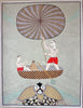 Indian Miniature Art - Mithila Style - Fishermen - Life Size Posters