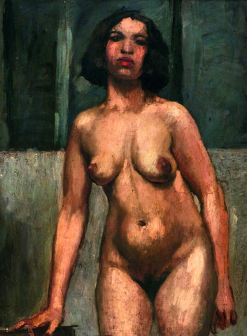 Indian Masters - Amrita Sher-Gil - Nude Study - Framed Prints