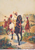 Indian Masters - Raja Ravi Varma - Shivaji Maharaj With Sant Tukaram - Oleograph Print - Art Prints