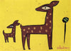 Indian Masters Art - Jamini Roy - Deer - Canvas Prints