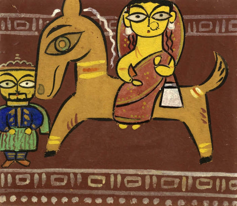 Flight Into Egypt by Jamini Roy