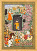 Indian Miniature Art - An illustration to the Shahnameh, Akbar period Mughal India, circa 1600 - Large Art Prints