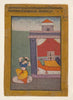 Indian Miniature Art - Desvarati Ragini Folio from a ragamala series rajasthan - Life Size Posters