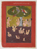 Indian Miniature Art - Krishna Stealing the Gopis Clothes - Bhagavata Purana Tira-Sujanpur, early 18th C - Large Art Prints