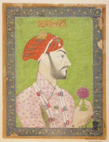 Indian Miniature Art - Muhammad Kam Bakhsh by Tallenge Store