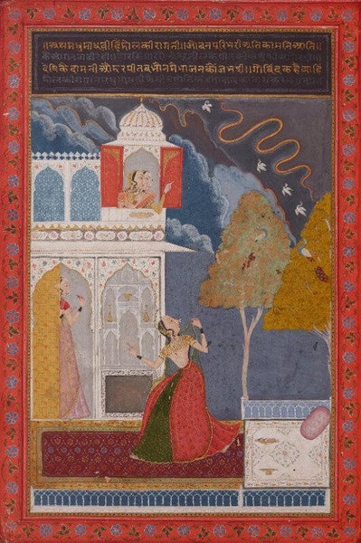 Indian Miniature Art - Nayika - Large Art Prints