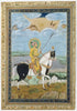 Indian Mughal Art - Portrait of Shah Jahan on Horseback - Posters