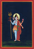 Indian Painting - Shiva as Ardhanarishvara - Shiva Shakti - Framed Prints