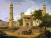 Indian Temple Muttra (Mathura) - Thomas Daniell - Vintage Orientalist Paintings of India - Life Size Posters