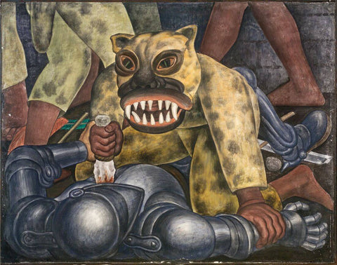 Indian Warrior - Diego Rivera by Diego Rivera