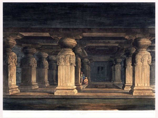 Indra Sabha  - Thomas Daniell  - Vintage Orientalist Paintings of India - Posters